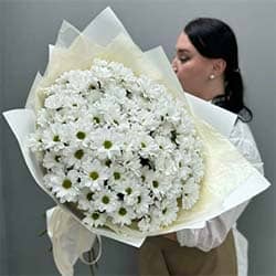 Букет кустовых ромашковых хризантем